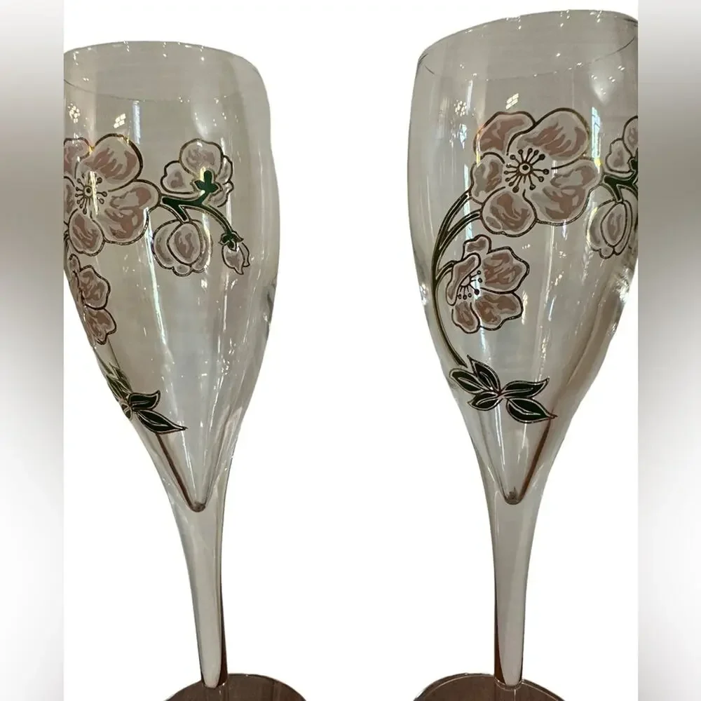 Pierre Jouet Belle Epoque Champagne Flutes Set of 2